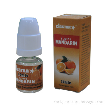 10ml E Liquid with Mandarin Flavor